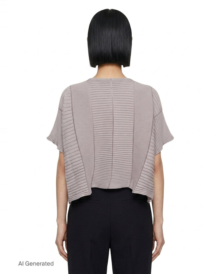 Column Knit Cardigan | Issey Miyake | Club21 - back