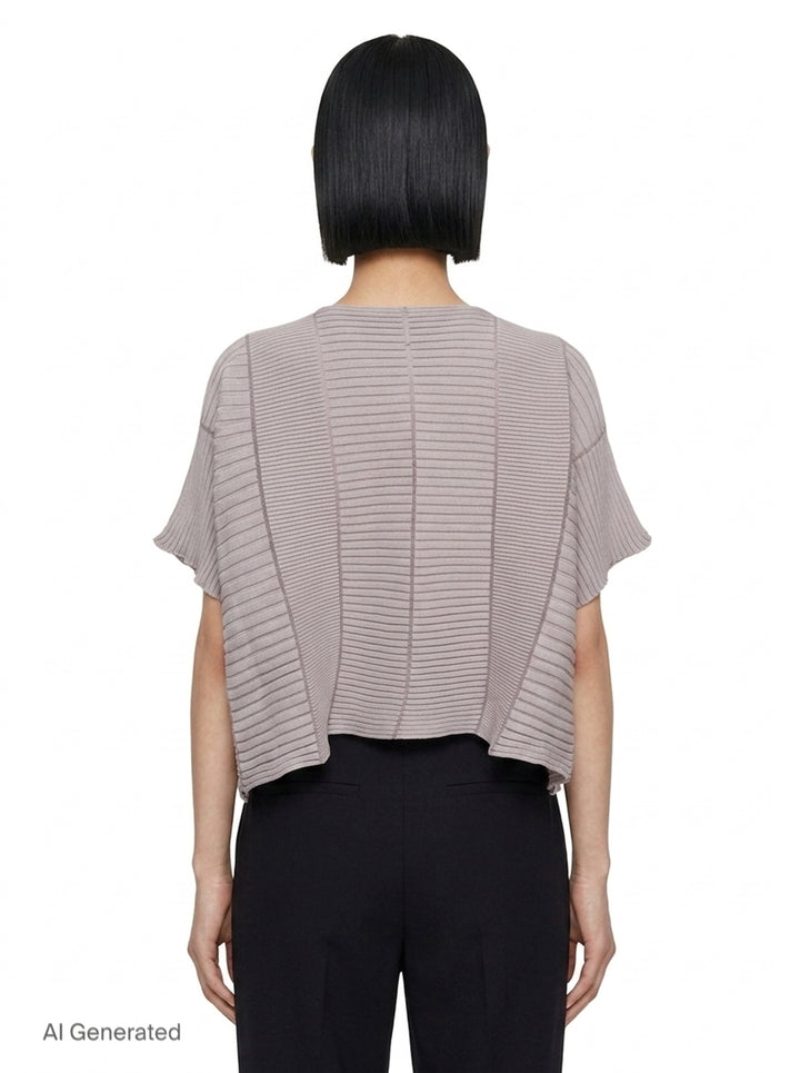 Column Knit Cardigan | Issey Miyake | Club21 - back