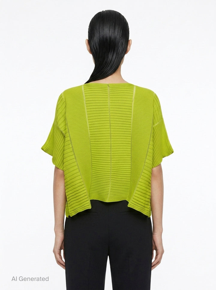 Column Knit Cardigan | Issey Miyake | Club21 - back