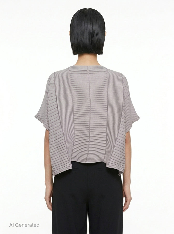 Column Knit Cardigan | Issey Miyake | Club21 - back