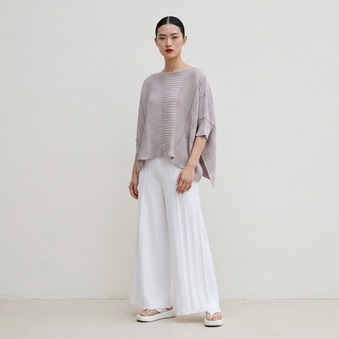 Column Ribbed Knit Top | Issey Miyake | Club21 - lifestyle
