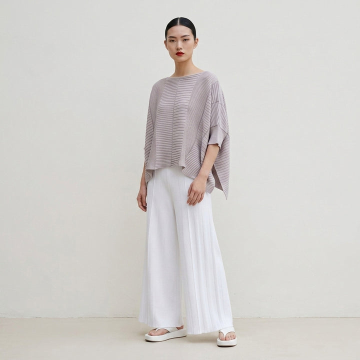 Column Ribbed Knit Top | Issey Miyake | Club21 - lifestyle