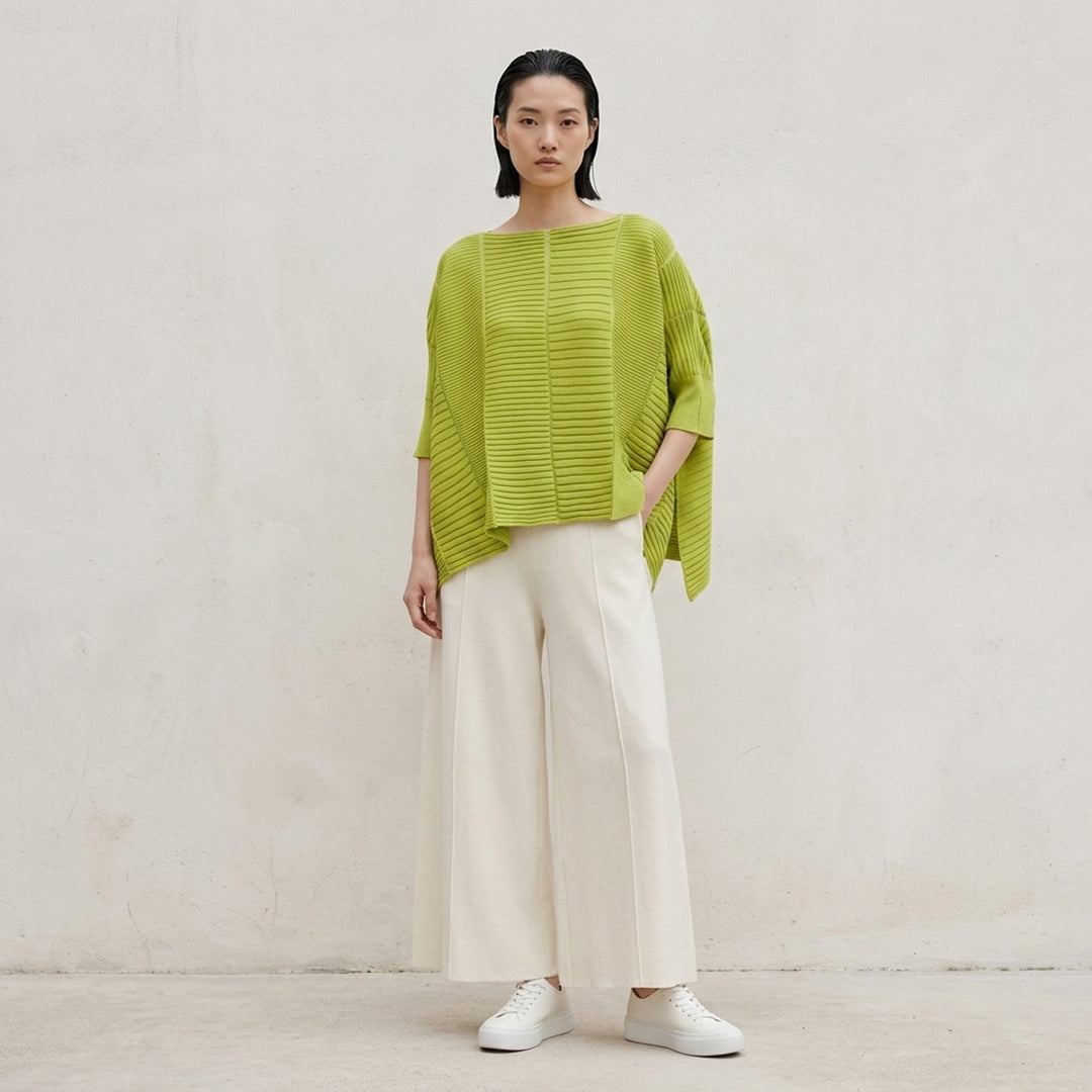 Column Ribbed Knit Top | Issey Miyake | Club21 - lifestyle