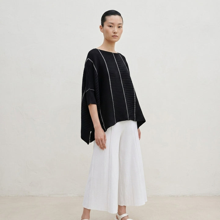 Column Ribbed Knit Top | Issey Miyake | Club21 - lifestyle