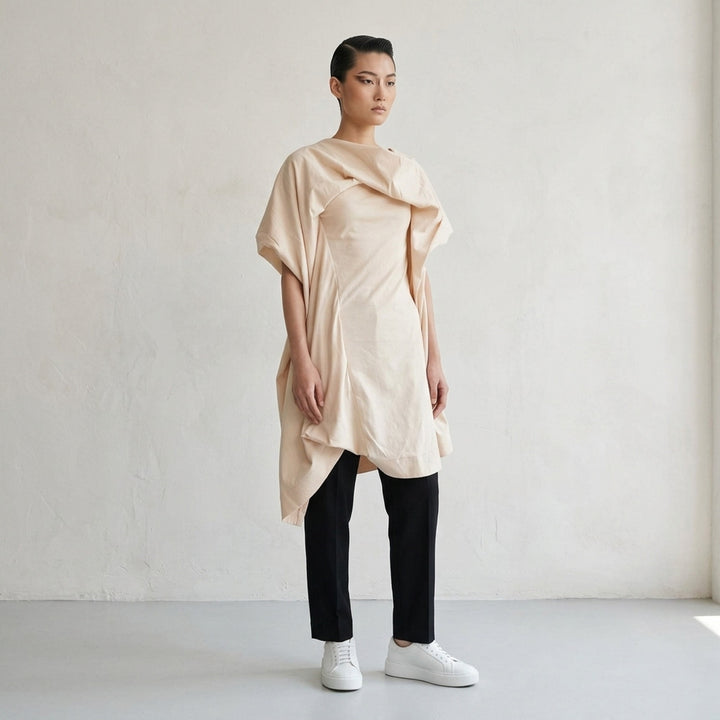 Concealed Draped Woven Top | Issey Miyake | Club21 - lifestyle