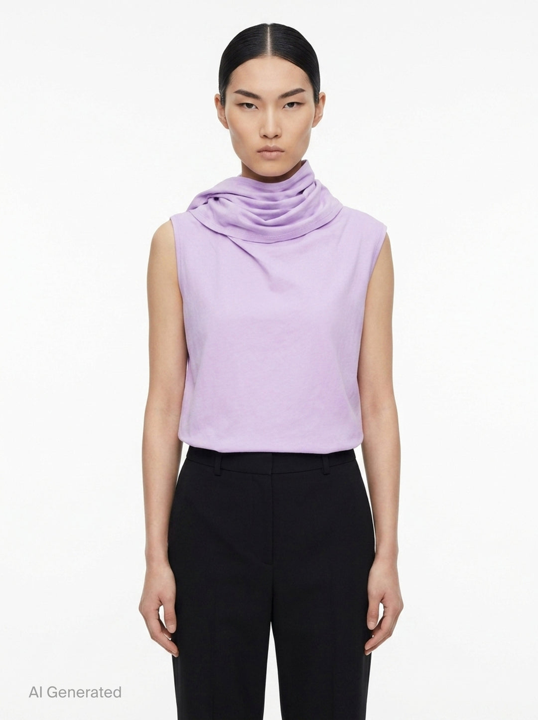 Cotton Knot Jersey Knit Top | Issey Miyake | Club21 - front