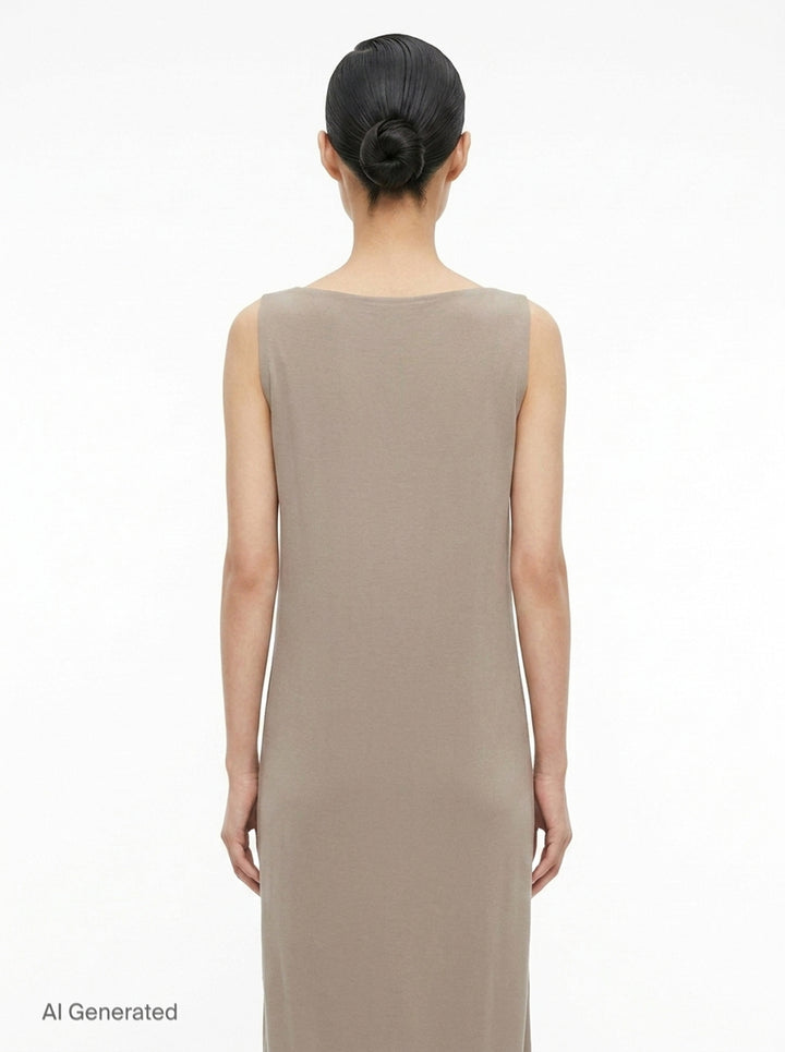Drape Jersey Knit Dress | ISSEY MIYAKE | Club21 - back