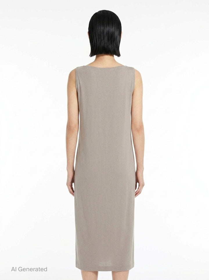 Drape Jersey Knit Dress | ISSEY MIYAKE | Club21 - back