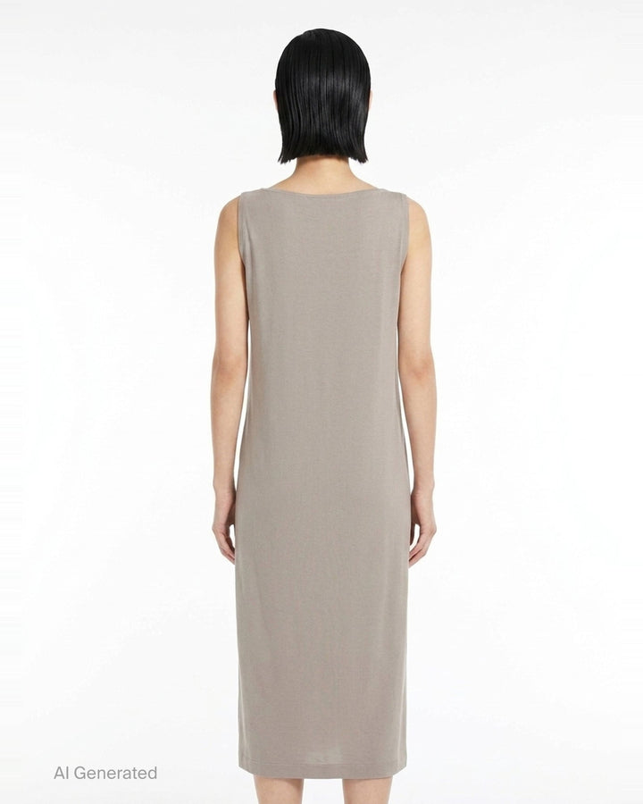 Drape Jersey Knit Dress | ISSEY MIYAKE | Club21 - back