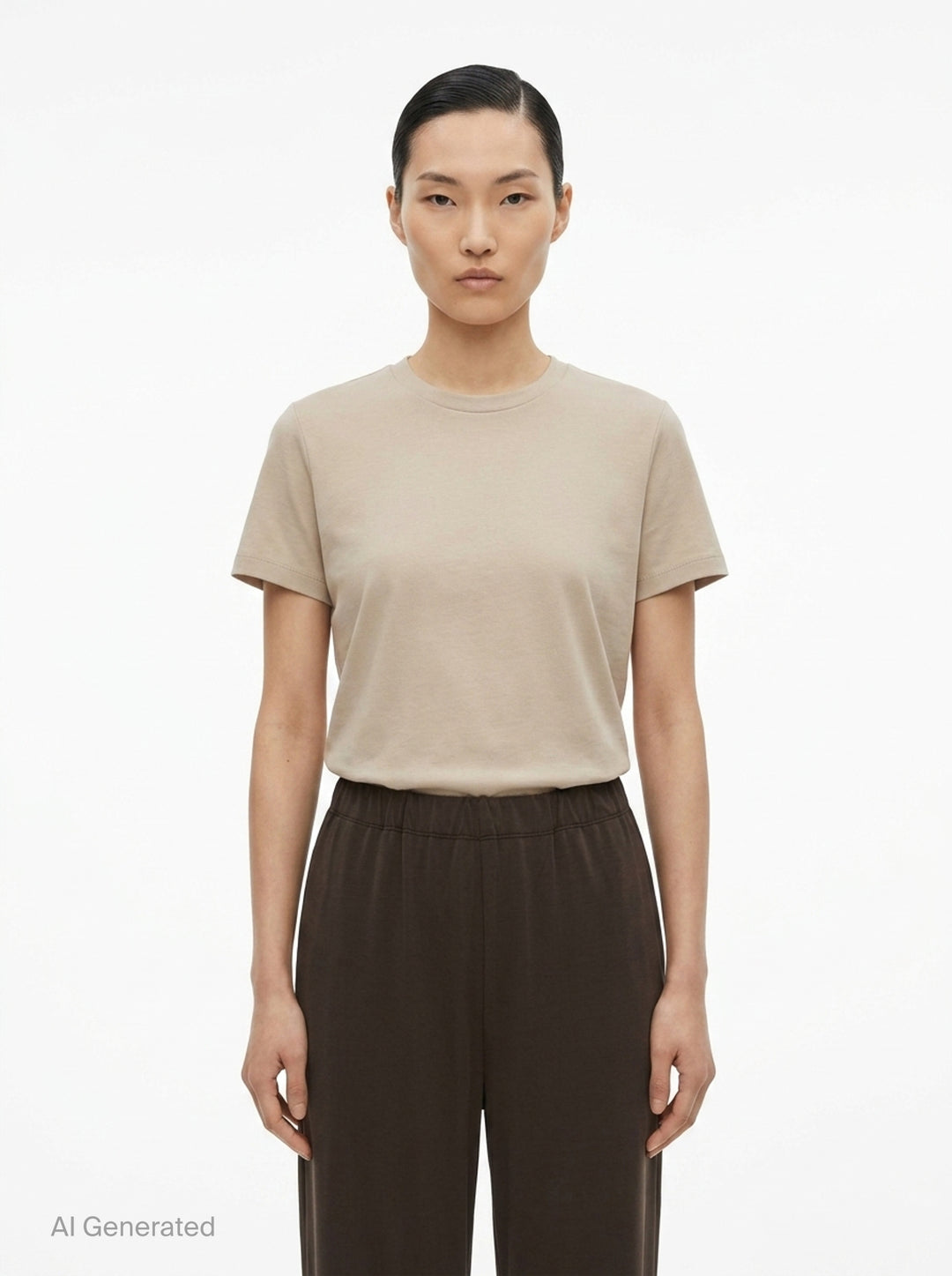 Drape Jersey Knit Pants | ISSEY MIYAKE | Club21 - front