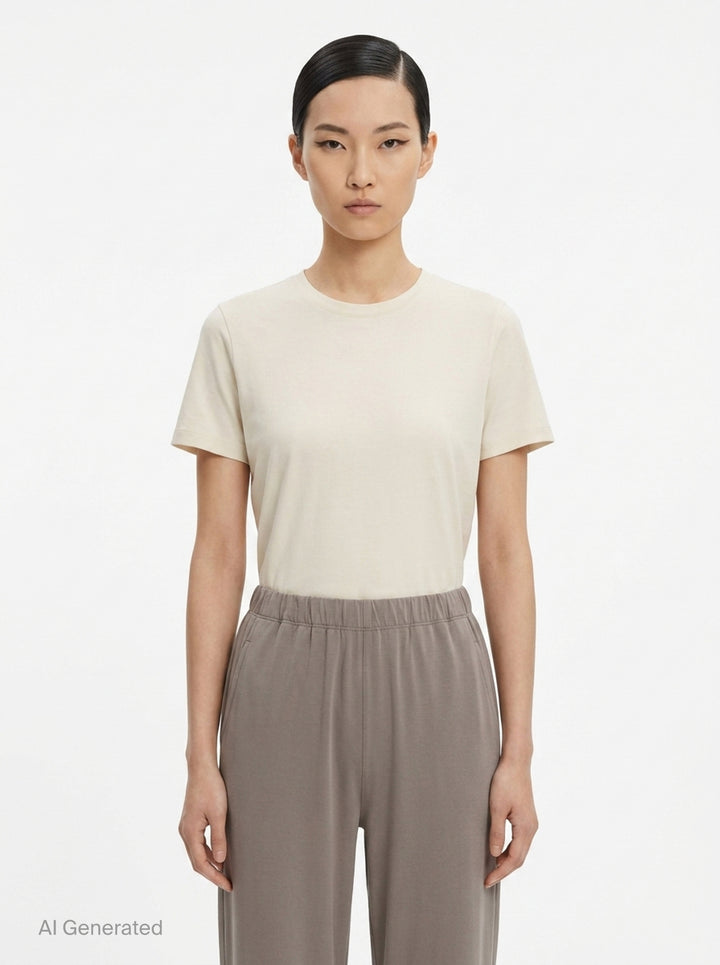 Drape Jersey Knit Pants | ISSEY MIYAKE | Club21 - front