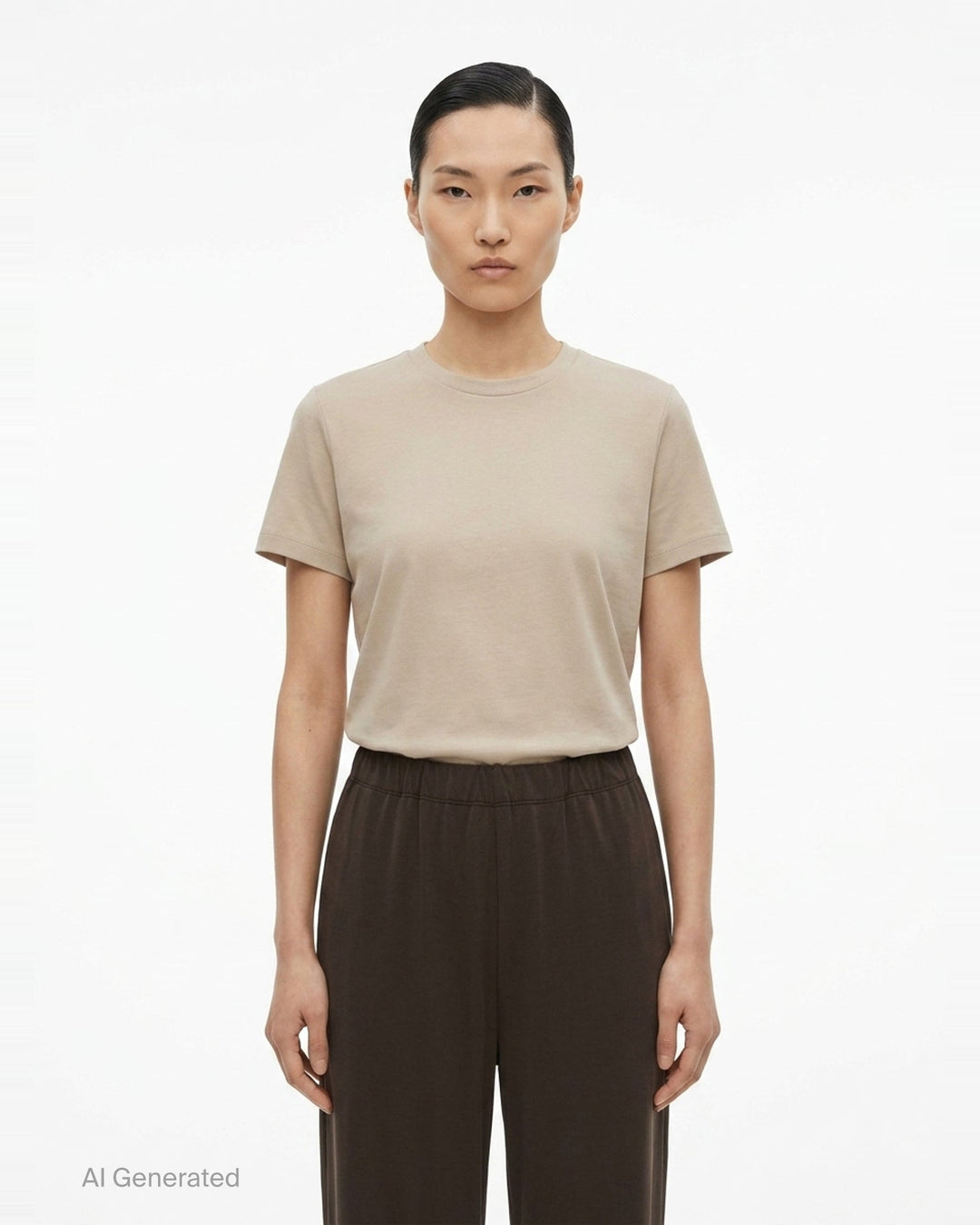 Drape Jersey Knit Pants | ISSEY MIYAKE | Club21 - front