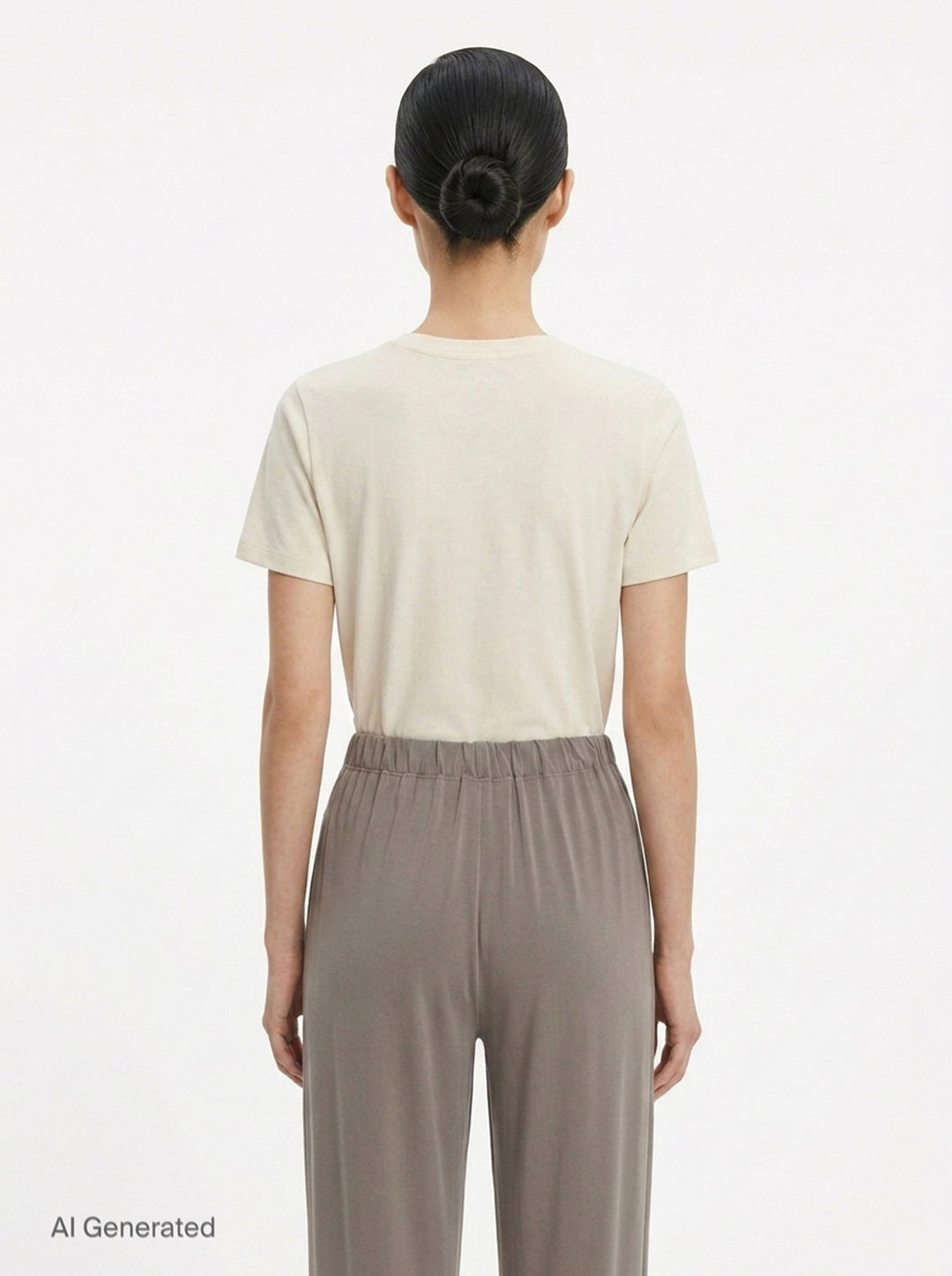 Drape Jersey Knit Pants | ISSEY MIYAKE | Club21 - back