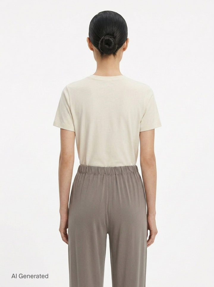 Drape Jersey Knit Pants | ISSEY MIYAKE | Club21 - back
