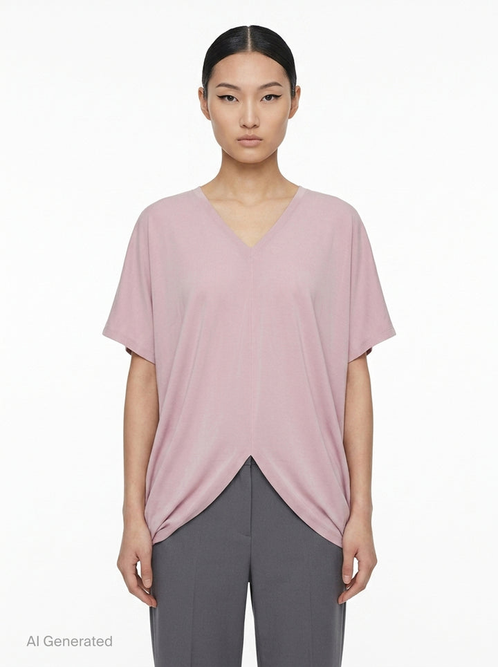 Drape Jersey Knit Top | Issey Miyake | Club21 - front