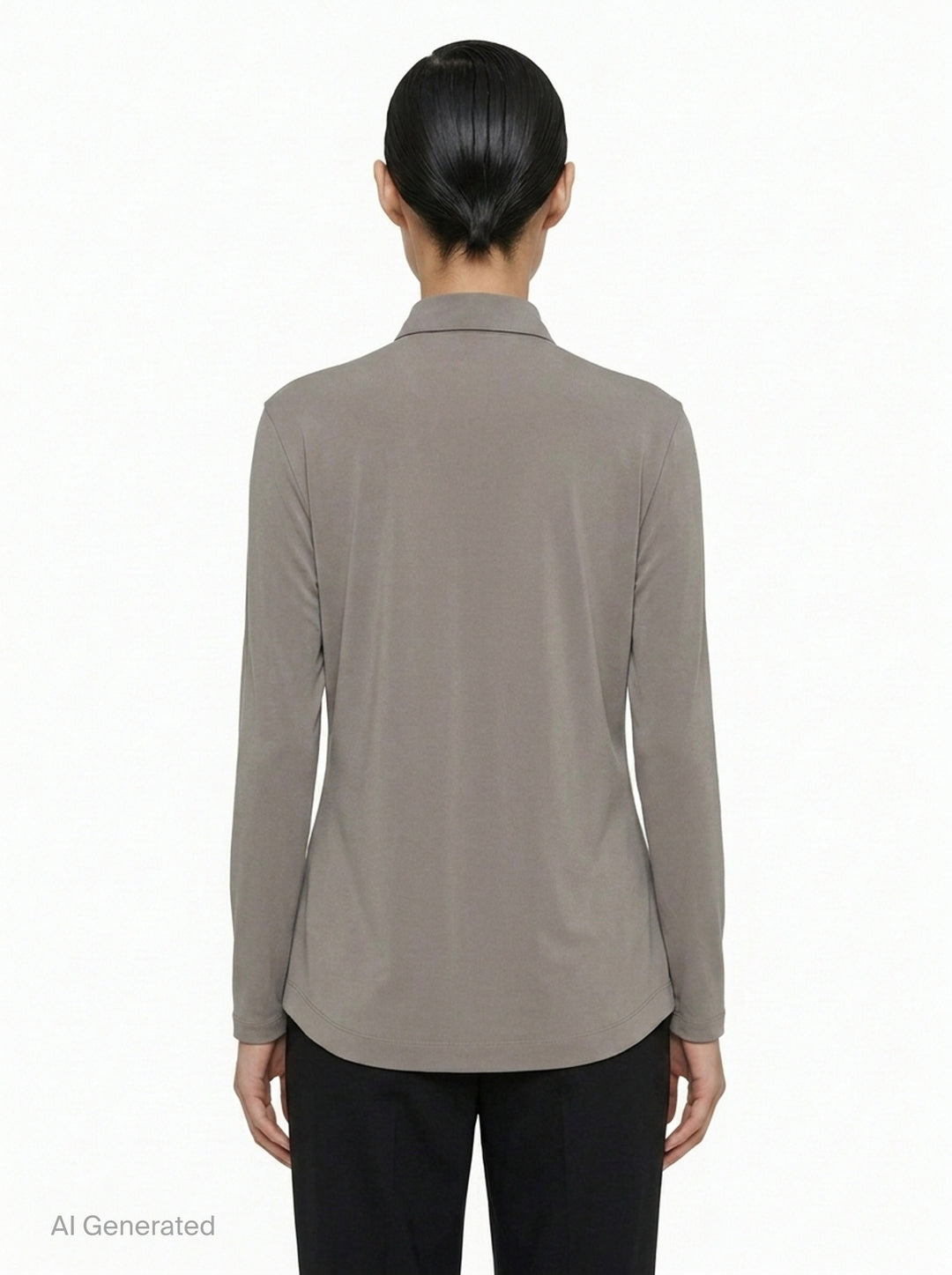 Drape Jersey Knit Top | Issey Miyake | Club21 - back