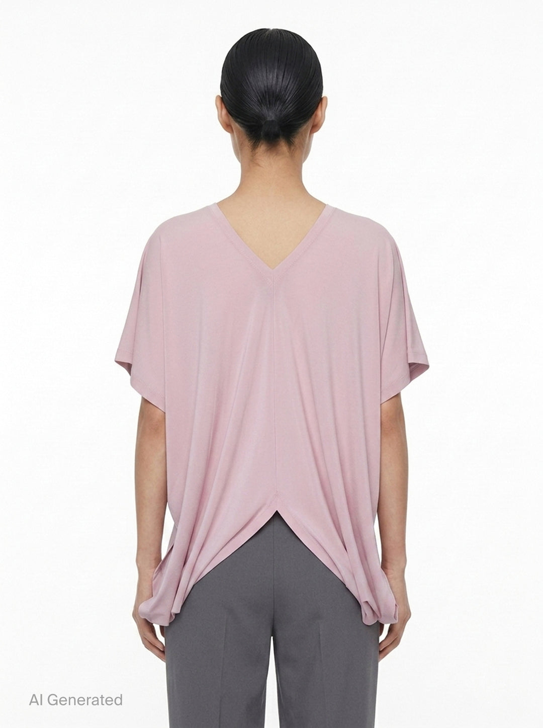 Drape Jersey Knit Top | Issey Miyake | Club21 - back