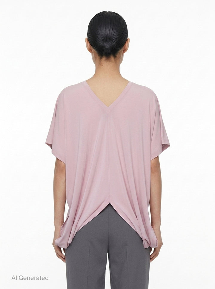 Drape Jersey Knit Top | Issey Miyake | Club21 - back