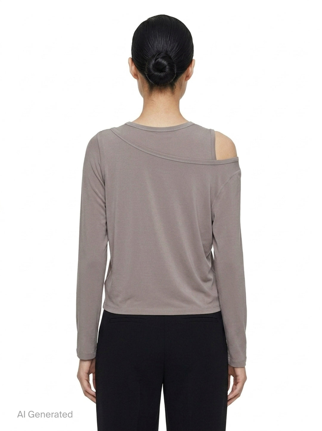 Drape Jersey Knit Top | ISSEY MIYAKE | Club21 - back