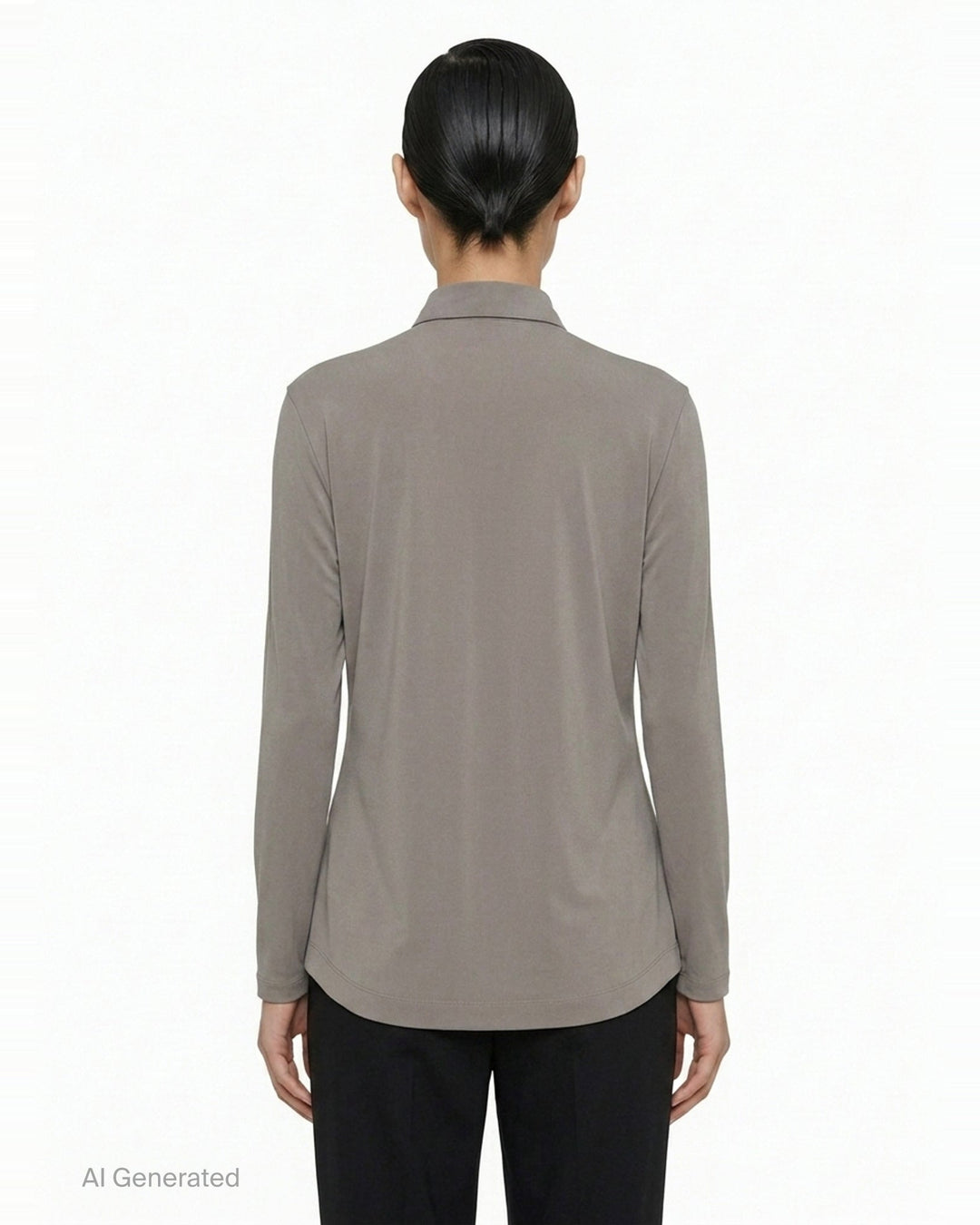 Drape Jersey Knit Top | Issey Miyake | Club21 - back