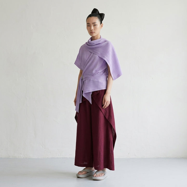 Draped Wide-Leg Pants | Issey Miyake | Club21 - lifestyle