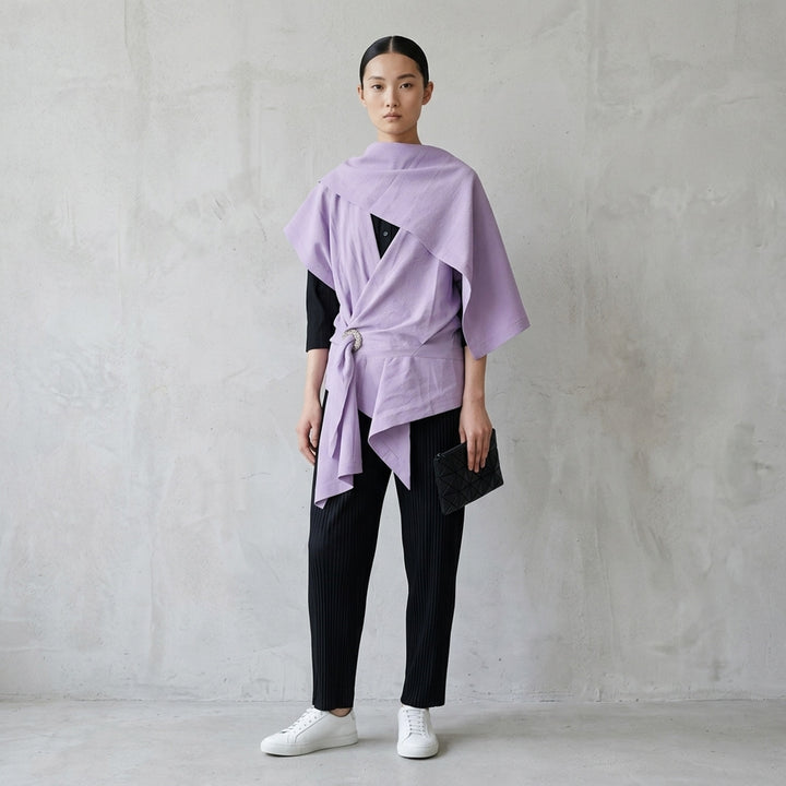 Draped Wide-Leg Pants | Issey Miyake | Club21 - lifestyle