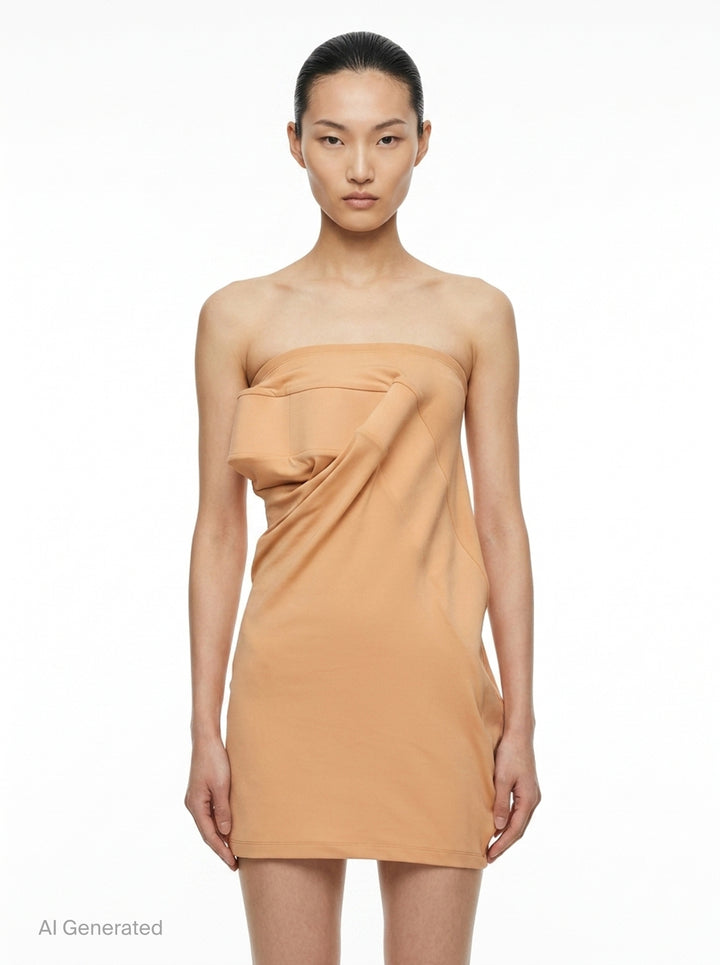 Figurative Knit Dress | Issey Miyake | Club21 - front