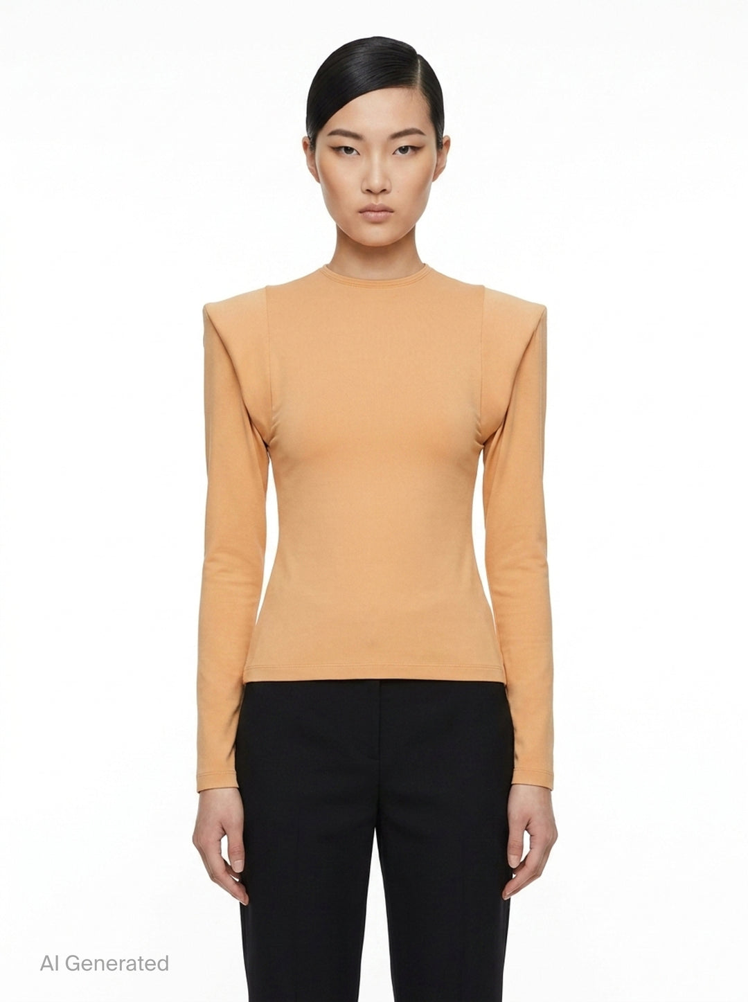 Figurative Long Sleeve Top | Issey Miyake | Club21 - front