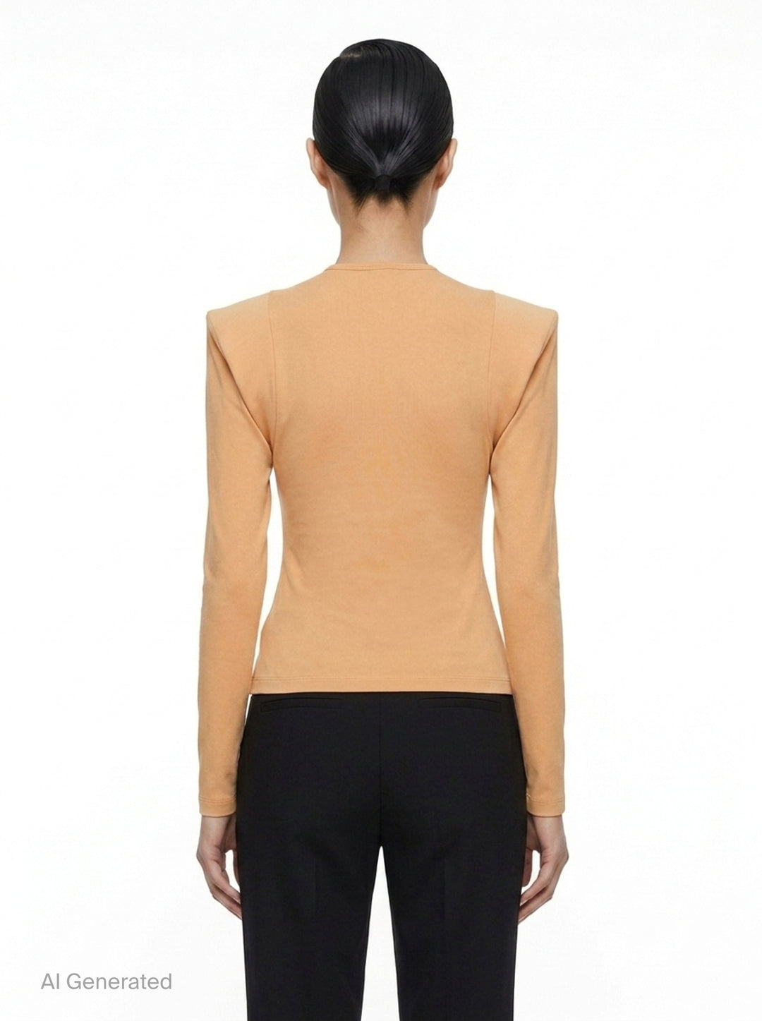Figurative Long Sleeve Top | Issey Miyake | Club21 - back