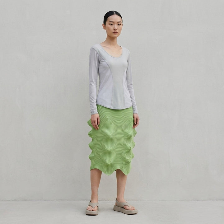Figure Mesh Long Sleeve Top | Issey Miyake | Club21 - lifestyle