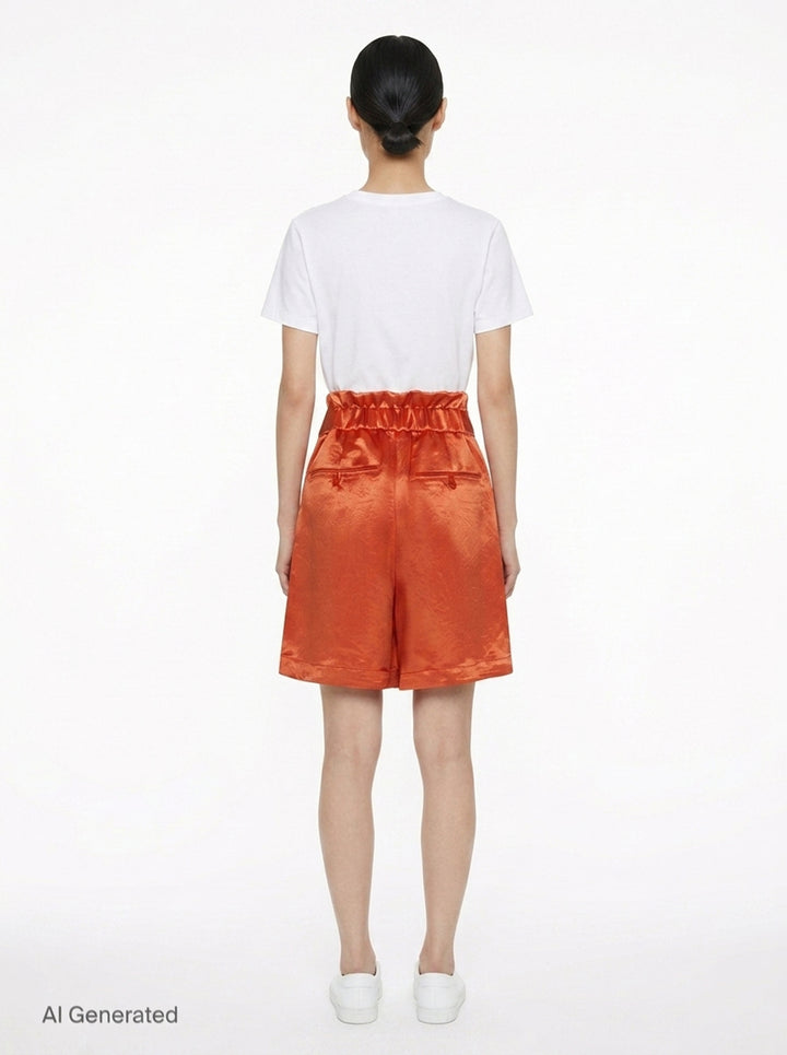 Gleam Wide Shorts | Issey Miyake | Club21 - back