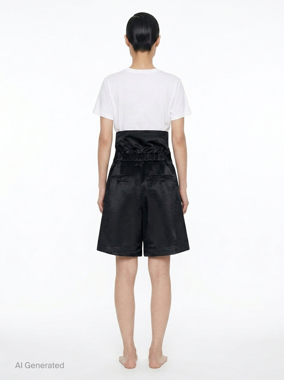 Gleam Wide Shorts | Issey Miyake | Club21 - back
