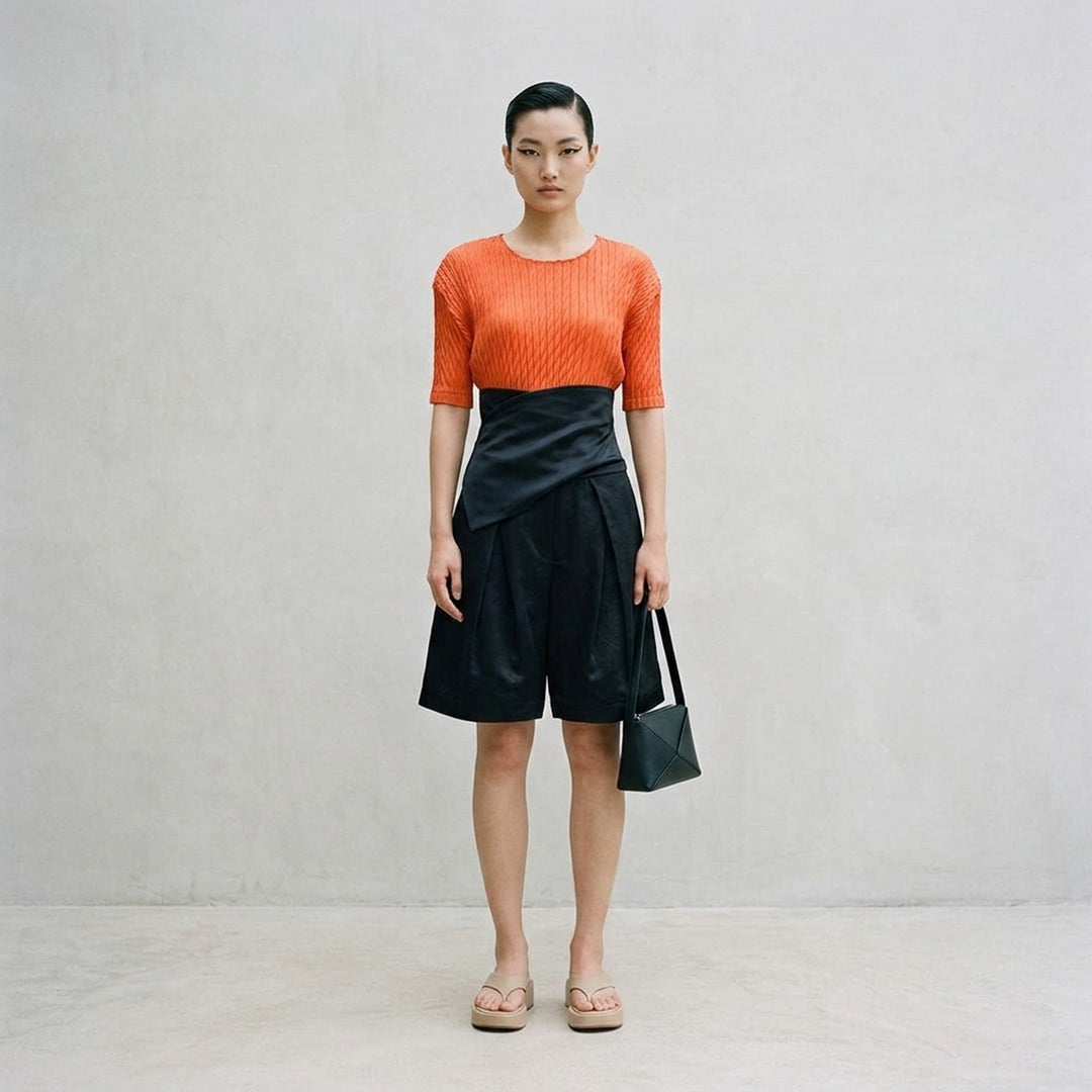 Gleam Wide Shorts | Issey Miyake | Club21 - lifestyle