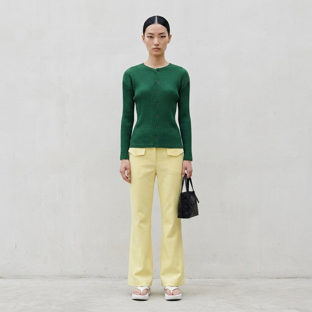 Grainy Woven Flare Pants | Issey Miyake | Club21 - lifestyle