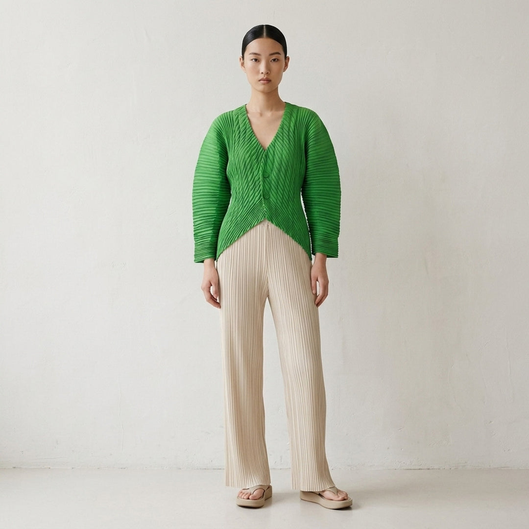 Hatching Pleated Pants | Issey Miyake | Club21 - lifestyle