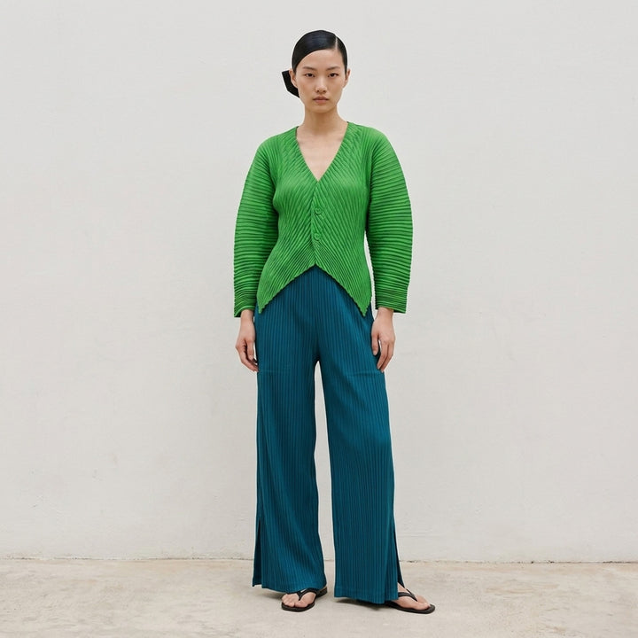 Hatching Pleated Pants | Issey Miyake | Club21 - lifestyle