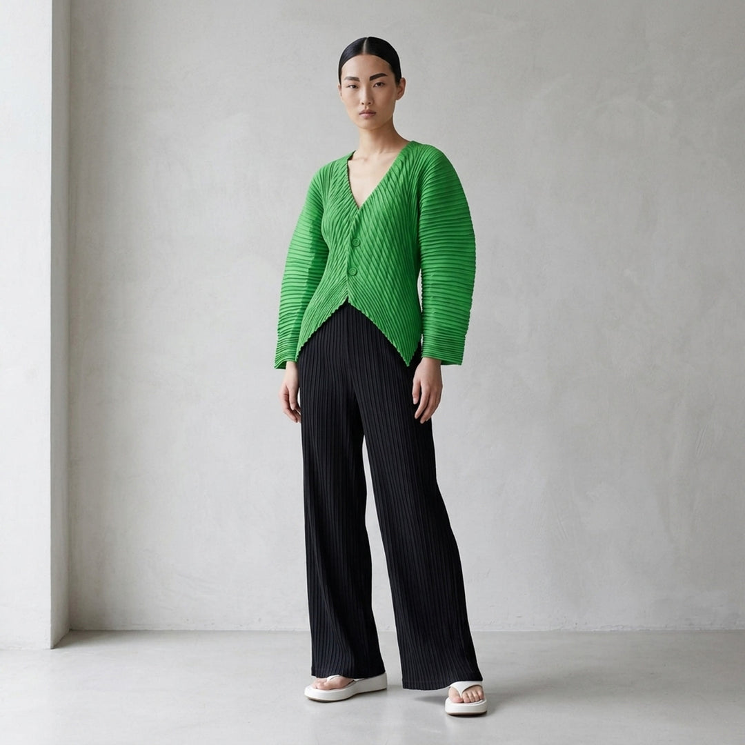Hatching Pleated Pants | Issey Miyake | Club21 - lifestyle