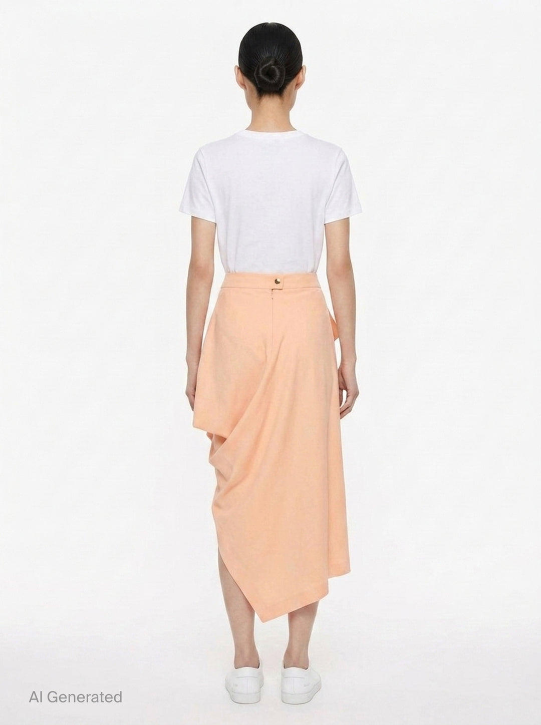 Intangible Draped Wrap Skirt | Issey Miyake | Club21 - back