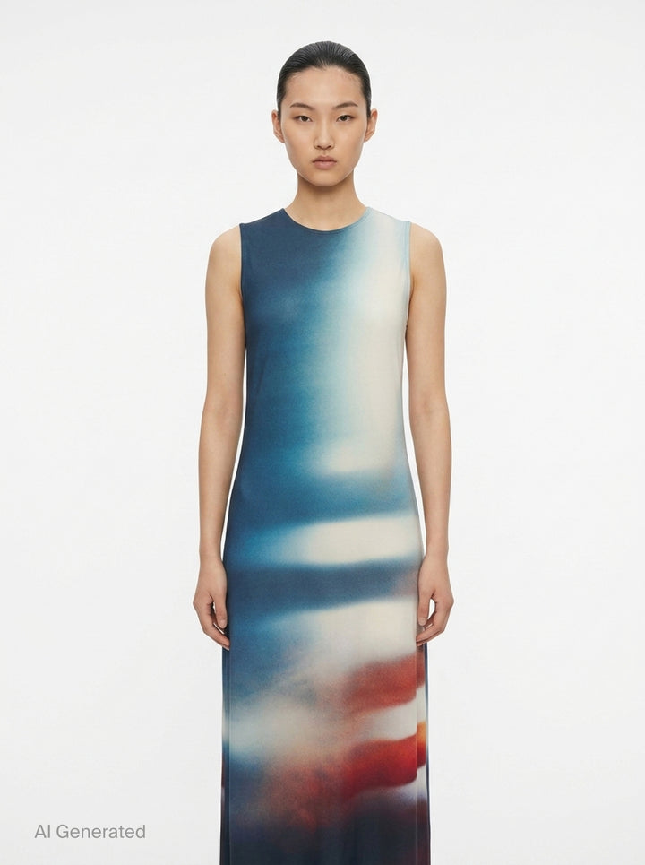 Light Leak Knit Dress | Issey Miyake | Club21 - front