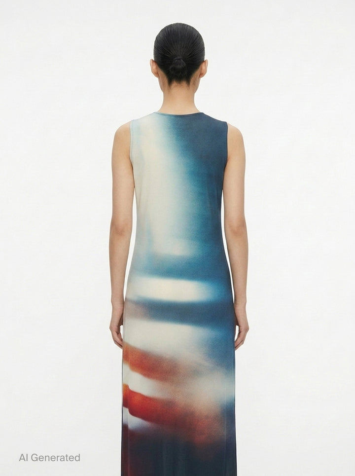 Light Leak Knit Dress | Issey Miyake | Club21 - back