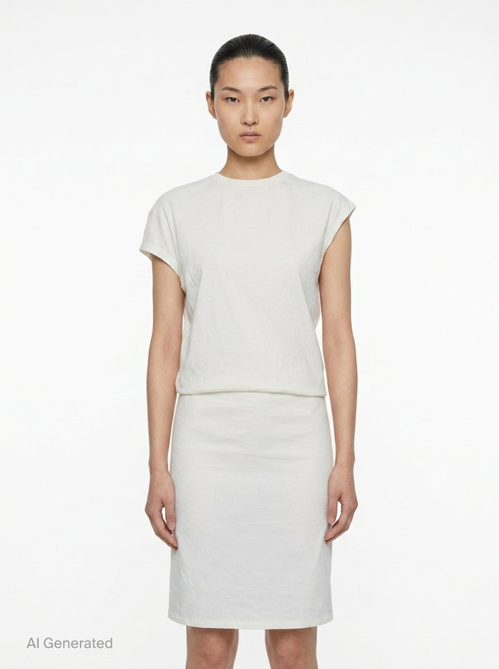 Membrane Tunic Dress | Issey Miyake | Club21 - front