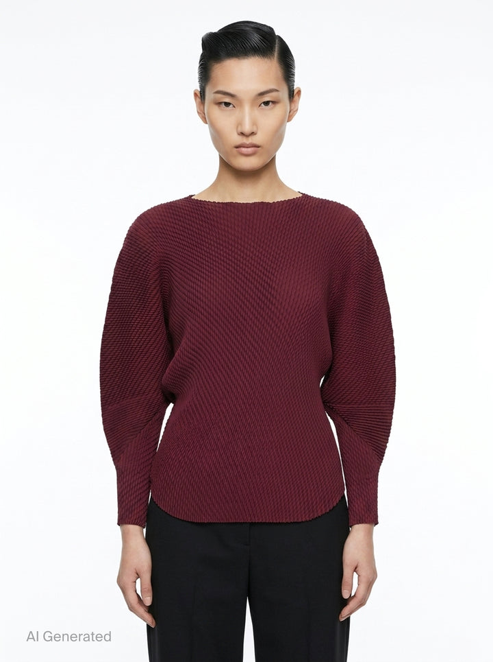 Misty Pleated Top | Issey Miyake | Club21 - front