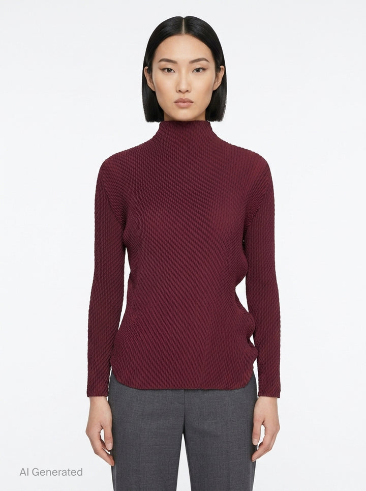 Misty Pleated Top | Issey Miyake | Club21 - front
