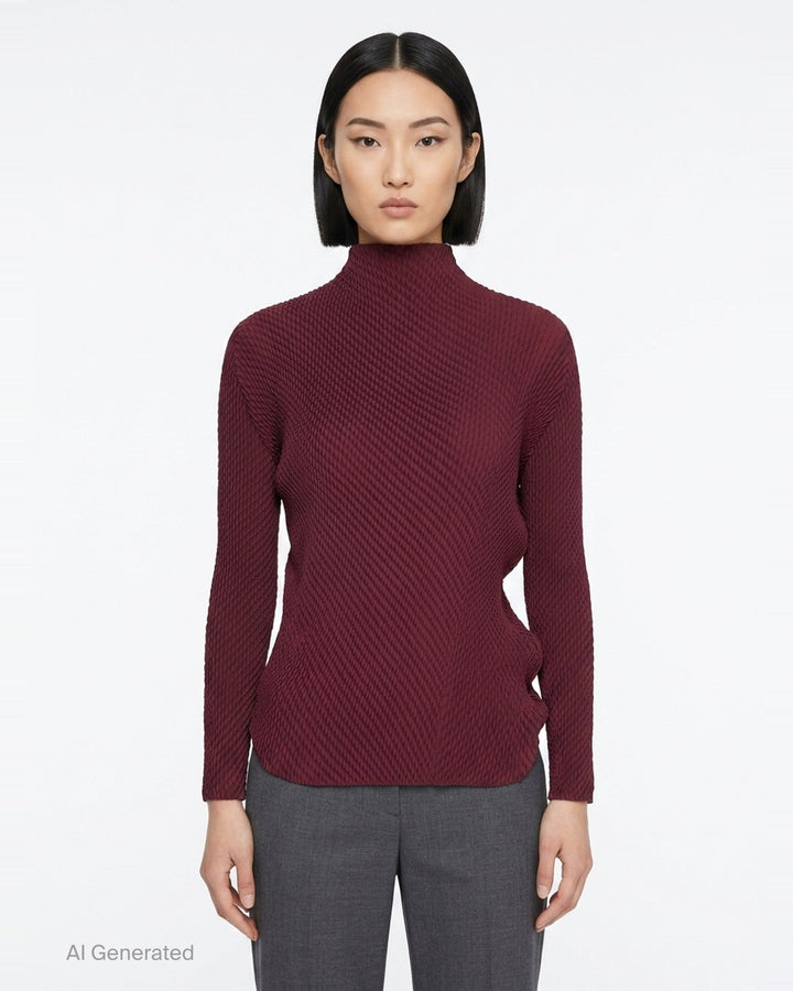 Misty Pleated Top | Issey Miyake | Club21 - front
