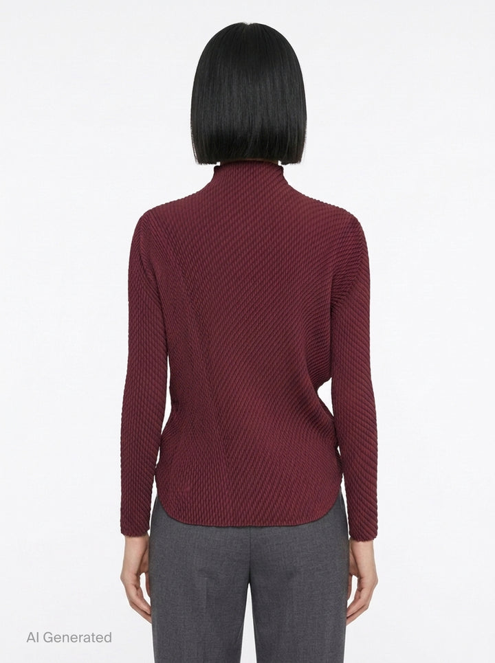 Misty Pleated Top | Issey Miyake | Club21 - back