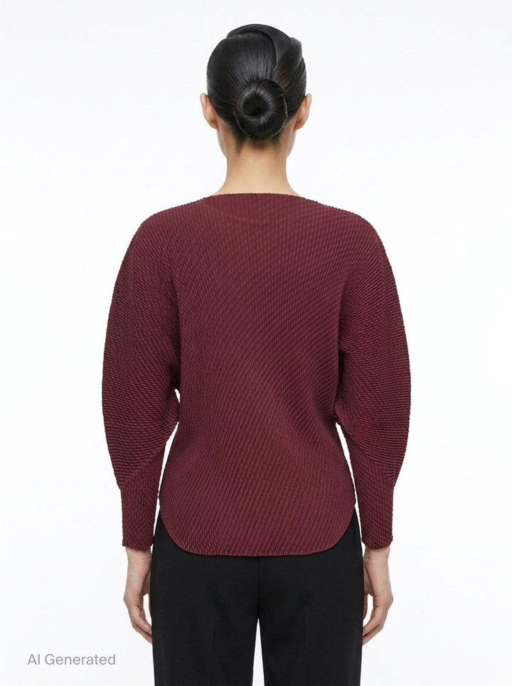 Misty Pleated Top | Issey Miyake | Club21 - back