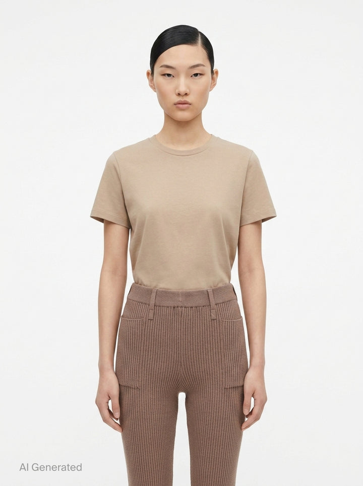 Odd Ribbed Knit Pants | Issey Miyake | Club21 - front