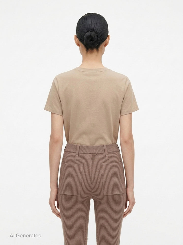 Odd Ribbed Knit Pants | Issey Miyake | Club21 - back