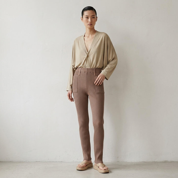 Odd Ribbed Knit Pants | Issey Miyake | Club21 - lifestyle