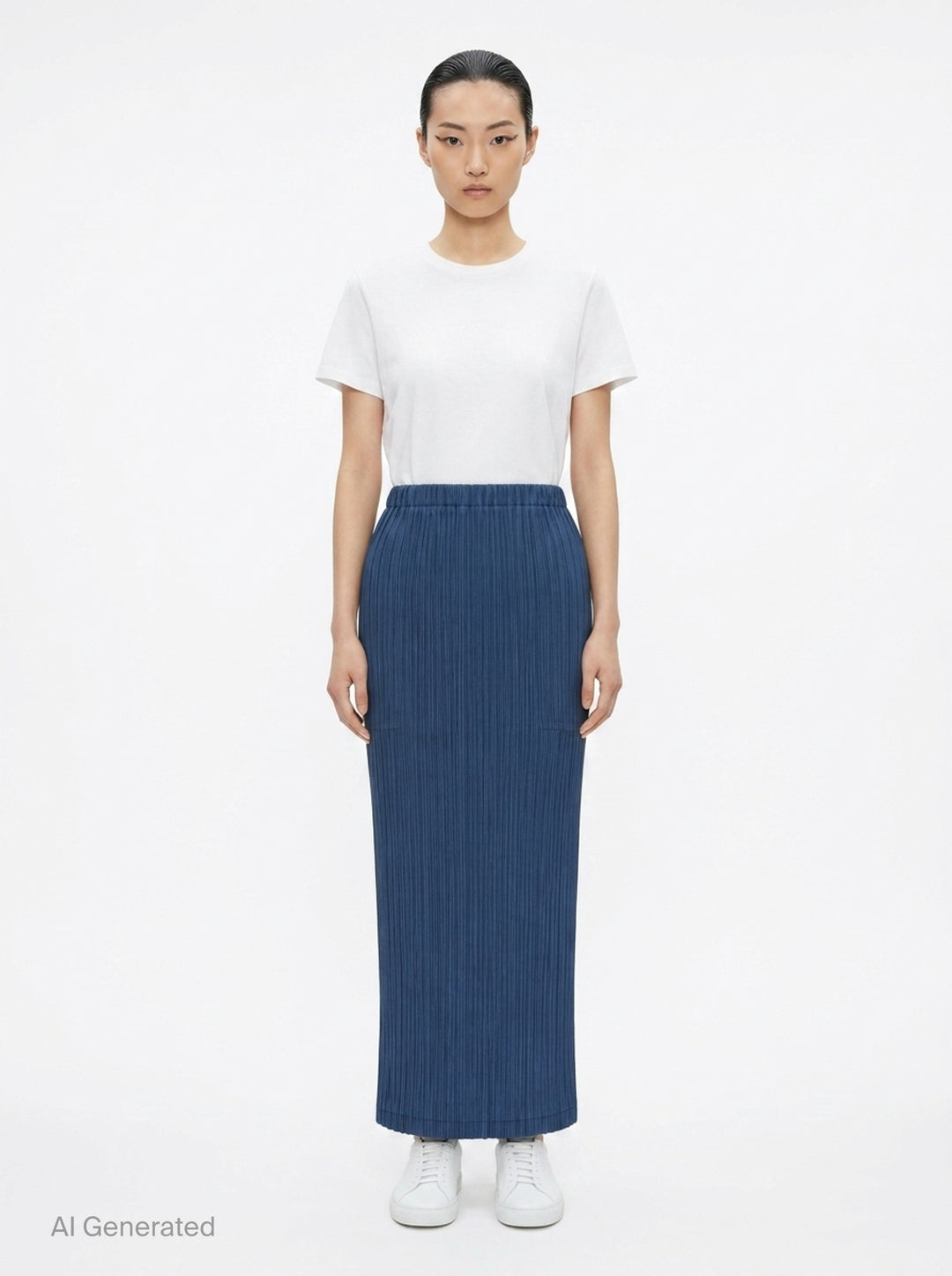 Pleated Midi Skirt | Issey Miyake | Club21 - front